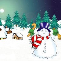 christmas snowman puzzle